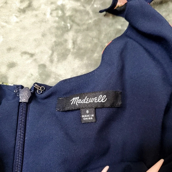 Madewell Ruffle-Strap Confetti Floral Dress - Picture 4 of 7